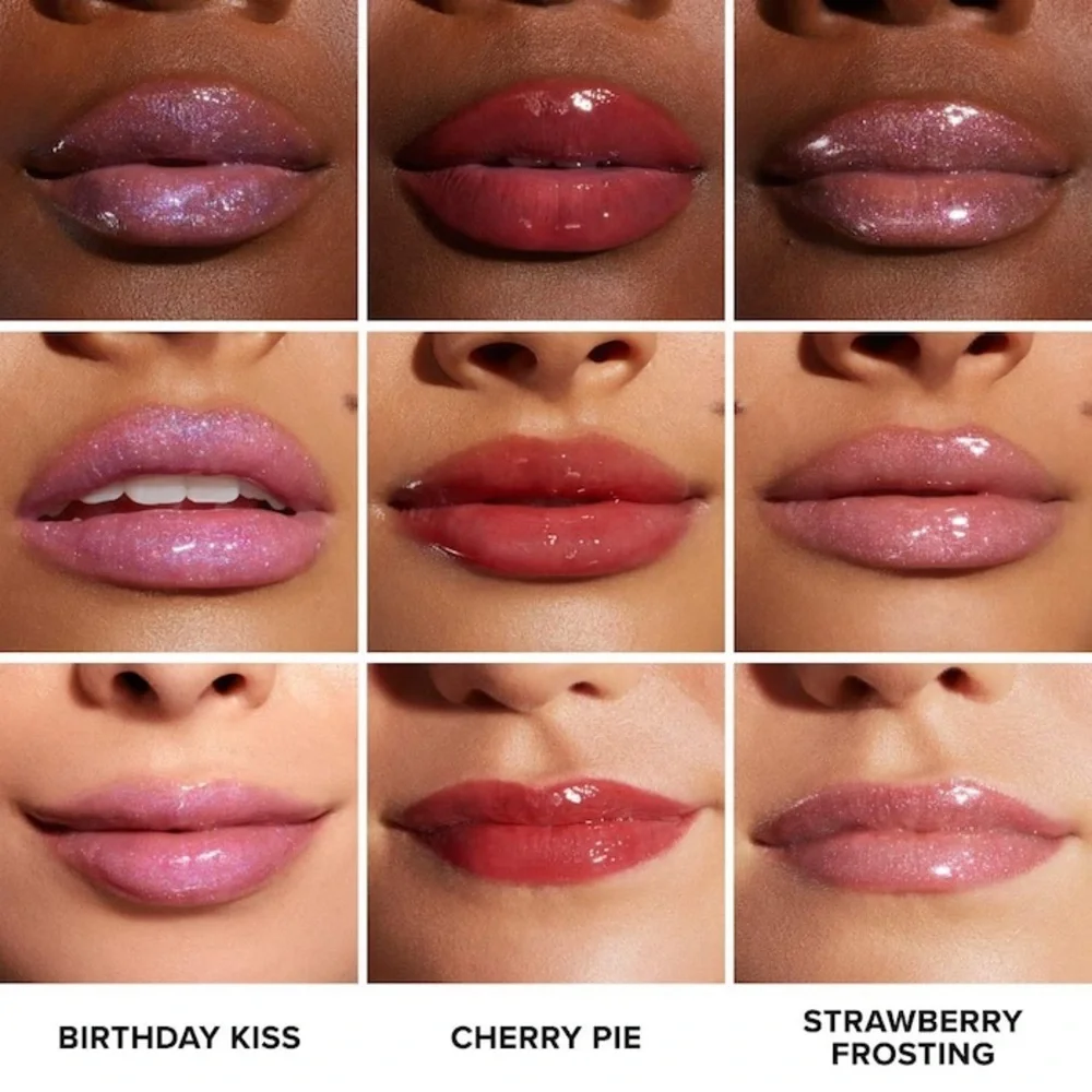 ✨ Too Faced Kissing Jelly Gloss – Cherry Pie - BNIB 🎀